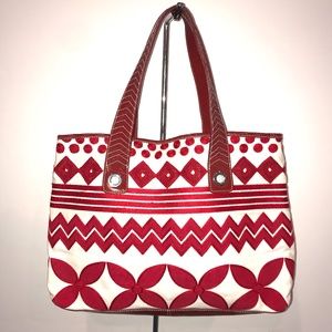 Chico's Embroidered Tote